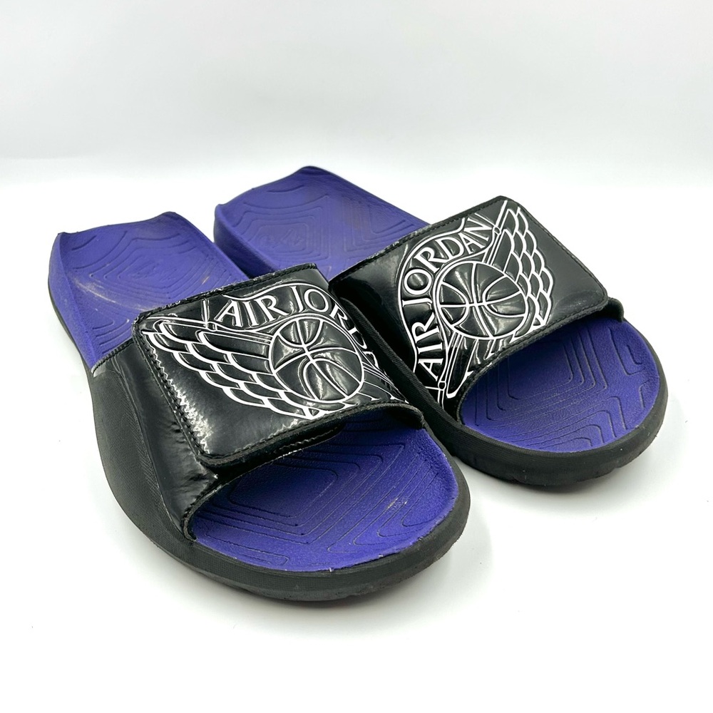 Air Jordan Hydro 7 Slides Concord Purple Mens Size 7 Sandals AA2517-005